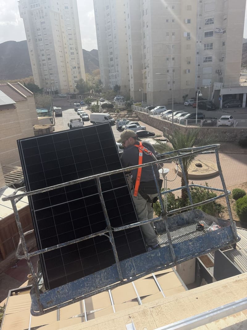 גג רעפים · SolarEdge · ב׳